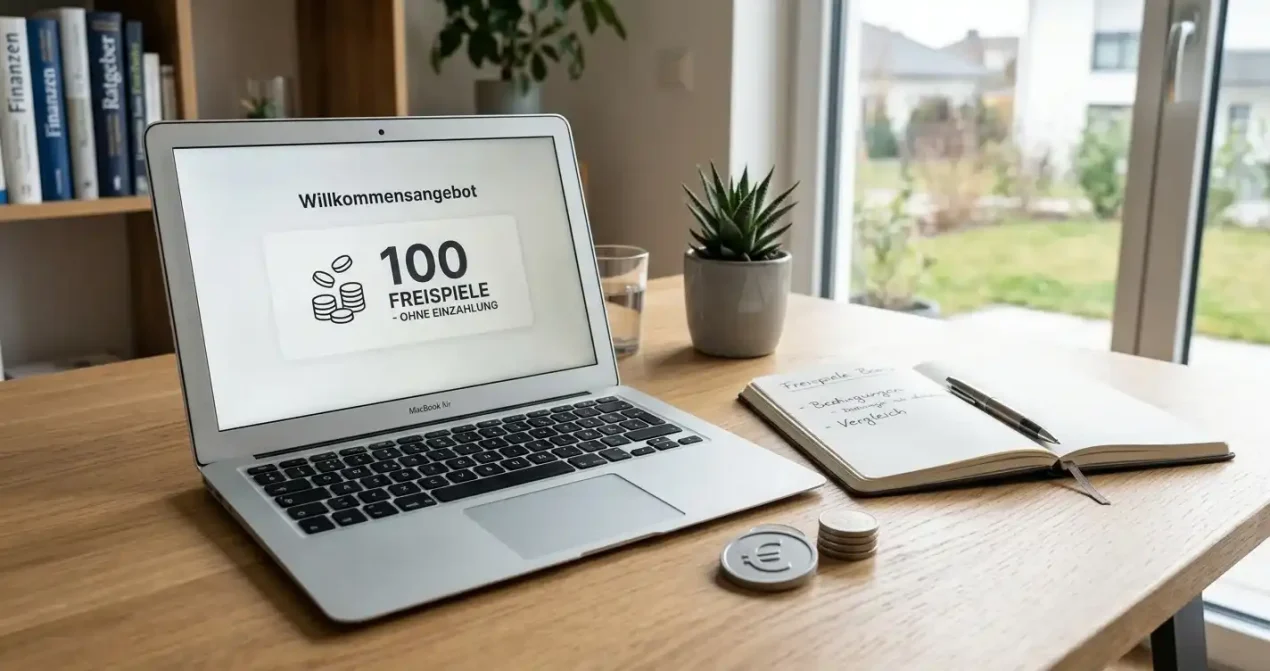 Redaktionelle Szene zum Thema 100 Freispiele ohne Einzahlung in Österreich