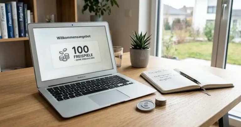 Redaktionelle Szene zum Thema 100 Freispiele ohne Einzahlung in Österreich