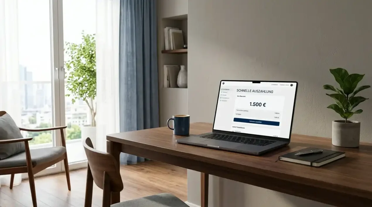 Auszahlungsprozess im Online Casino mit österreichischem Euro-Symbol