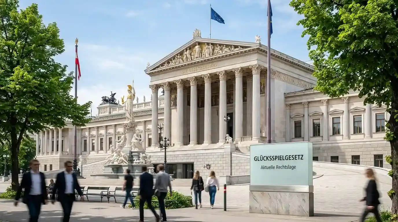 Gebäude im Wiener Regierungsviertel bei Tageslicht