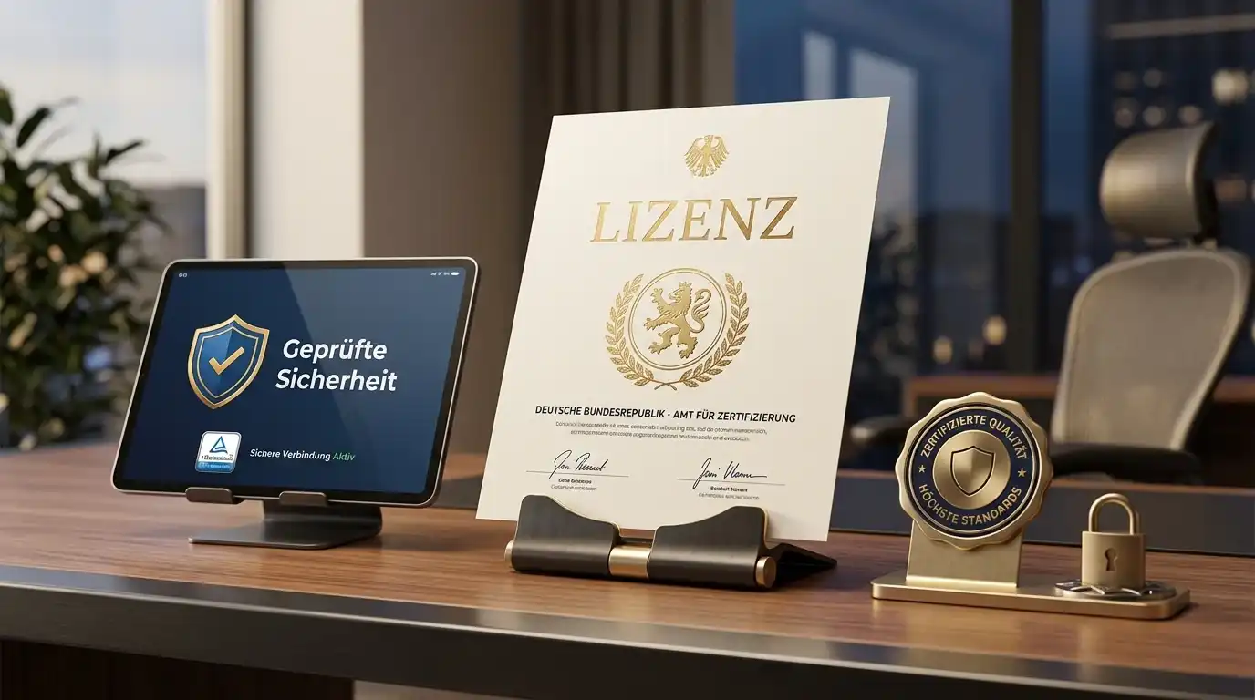 Offizielle Lizenzdokumente und Sicherheitszertifikate für Online-Casinos